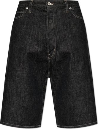 STUDIO NICHOLSON Marylebone Denim Shorts - Heren - Denim shorts - Zwart - M - Denim - Korte Broeken