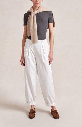 La Ligne Conrad Trouser in White at Nordstrom, Size 10