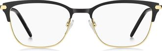 Marc Jacobs 53mm Cat Eye Optical Glasses in Gold Black at Nordstrom