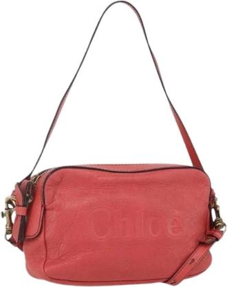 Chlo&eacute; Pre-owned Cross Body Bags, female, Red, Size: ONE SIZE Pre-owned Shoulder Bag