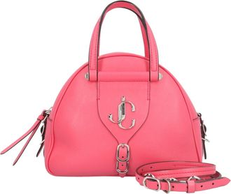 Jimmy Choo London Leather Shoulder Bag (Pre-Owned)