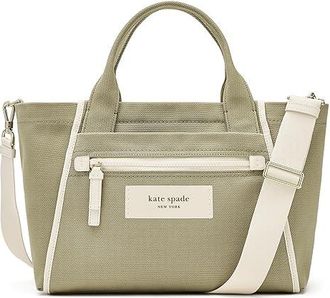 Kate Spade New York Dash Canvas Tote Bag Handbags Dried Bay Leaf, Cotton