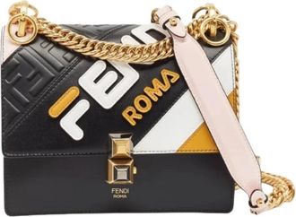 Fendi Pre-owned Vintage Schoudertas - Dames - Vintage Schoudertas - Veelkleurig - ONE Size - Leer - Vintage