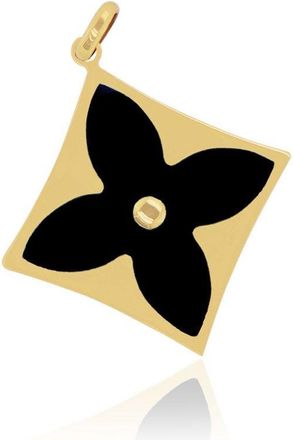 The Lovery Onyx Luxe Flower Charm 25mm