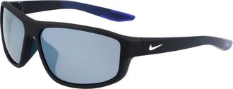 Nike Brazen Fuel Zonnebril Zwart/Grijs Zilver - Heren - Zonnebrillen - Zwart - 62 MM - Accessoires