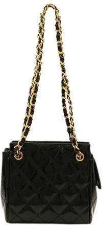 Chanel Pre-owned Matelasse Schoudertas - Dames - Vintage Schoudertas - Zwart - ONE Size - Leer - Vintage