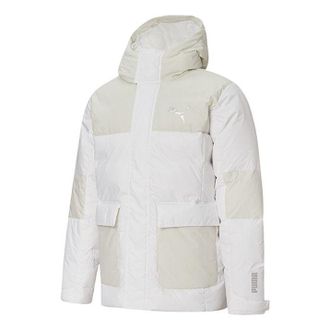Puma Protective Down Jacket White Beige 586604-02