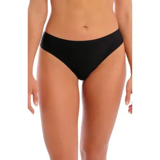 Fantasie Smoothease Lace Invisible Stretch Thong in Black at Nordstrom