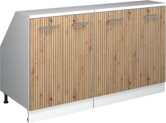 Vicco Conjunto De Armarios Para Techo Inclinado Rion, Roble Artesanal, 140 Cm Lote De 2 Carcasas De Armario 60 Cm De Profundidad, Vicco