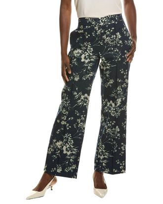 Elie Tahari The Gabby Denim Burnout Pant