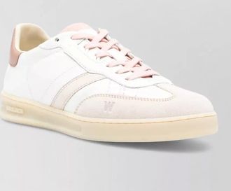 Woolrich leather low-top sneakers