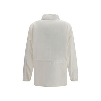 Burberry Womens White Polyamide Shell Jacket Clothing