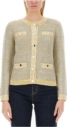 Tory Burch Gebreid Vest - Dames - Vesten - Veelkleurig - XS - Truien & Vesten