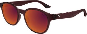 Puma PU0522S 003 Mens Sunglasses Brown Size 52 - Free RX Lenses - Free RX Lenses