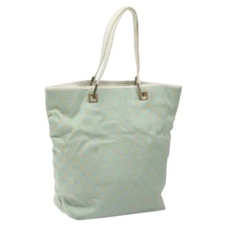Gucci Pre-owned Canvas gucci-bags - Dames - Pre-owned - Blauw - Maat: ONE Size Leer