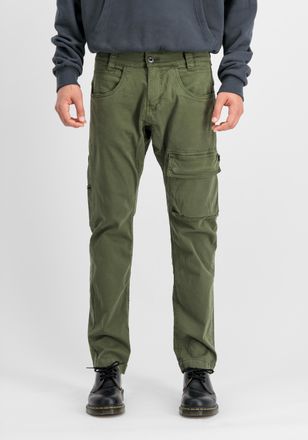 Alpha Industries Cargohose ALPHA INDUSTRIES Lieutenant, Herren, Gr. 28, Normalgr&ouml;ssen, gr&uuml;n (schwarz olive), Obermaterial: 98% Baumwolle, 2% Elastan, Hosen Cargohose