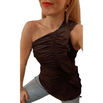 Ulla Johnson Womens Senta Top In Noir