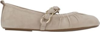Manila Grace Mlamatteo - Dames - Ballerinas - Grijs - 36 EU - Leer - Schoenen