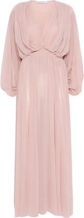 Philosophy di Lorenzo Serafini Abito lungo con scollo a V - Rosa