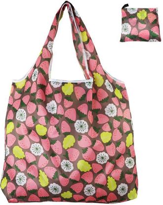 Generic Foldable Shopping Bag Stylish & Practical Lightweight Grocery Storage Large for Women Men Food Storage