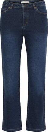 Kaffe KAmaris Reg Fit Jeans - Dames - Jeans - Blauw - Maat: W25 L30 Katoen