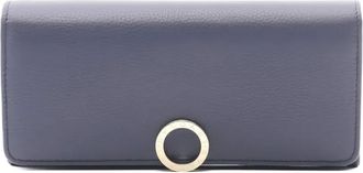 Bulgari Portafoglio bi-fold grande in pelle anni 2020 - Blu