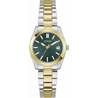 Guess 2-Tone Date Watch Gw0934L3 - unisex - Accessoires - Geel - Maat: ONE Size