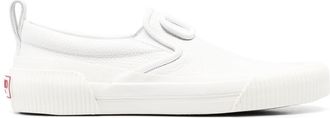 Valentino Garavani VLogo Signature slip-on sneakers - men - Calf Leather/Rubber/Fabric/Calf Leather - 39.5 - White