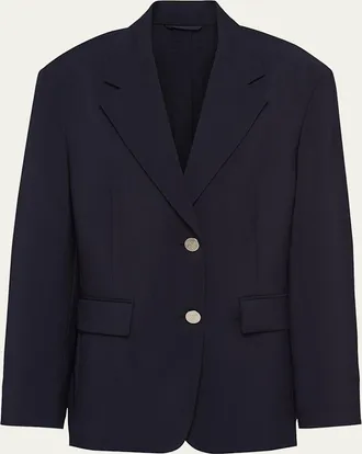 Prada Mohair Light Single Breasted Jacket