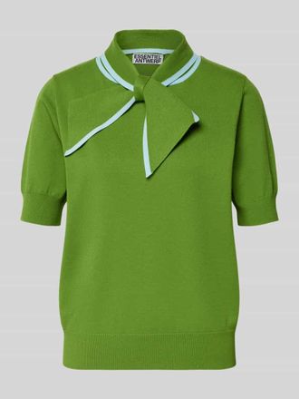 Essentiel Regular Fit Poloshirt aus Viskose-Mix Modell JONDA in Gruen, Gr&ouml;&szlig;e S