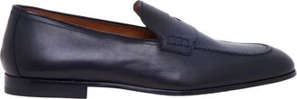 Doucal's Penny Loafer - Heren - Loafers - Blauw - 43 EU - Leer - Schoenen