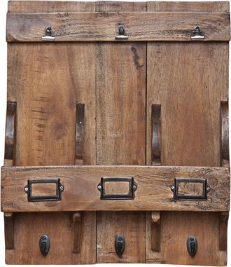 OEM Armario De Pared De Madera Para Llaves Con Ganchos