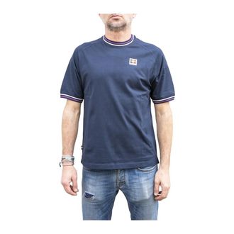 Aquascutum Heren, Tops, Blauw, Maat: S