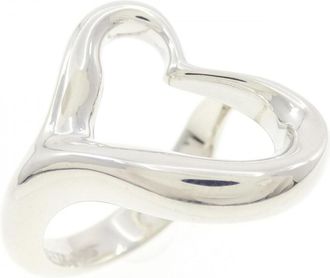 Tiffany & Co. Open Heart Silver Silver 925 Band Ring (Pre-Owned)