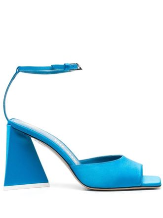 The Attico Sandali Piper 90mm - Blu