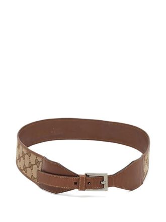 Gucci GG leather belt - Neutrals