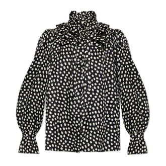 Chloé Dames, Blouses & Shirts, Zwart, Maat: 2XS Zijde