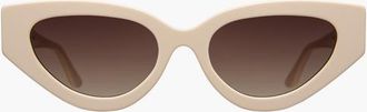 Illesteva Mary Lou Sunglasses in Cream /Brown at Nordstrom