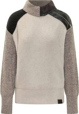Stella McCartney Altermat Detail Jumper - Dames - Coltruien - Beige - S - Truien & Vesten