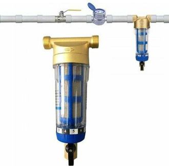 OEM Filtre A Sediments - 40 Micrones - Para Pozos Y Agua No Tratada - Rosca 1/2 Pulgada - Reutilizable