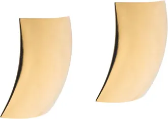 Federica Tosi Gouden Emily Oorbellen 18k Verguld Brons - Dames - Oorbellen - Geel - ONE Size - Accessoires
