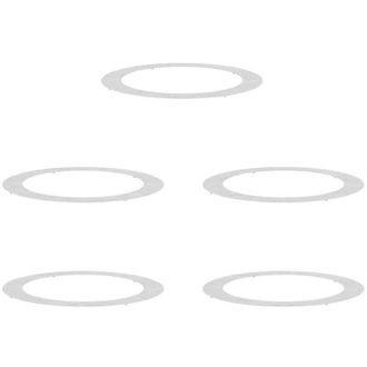 vidaXL Anillos Planos Para &Aacute;rboles 5 Pcs Plateado &Oslash;90 / 120 Cm Vidaxl