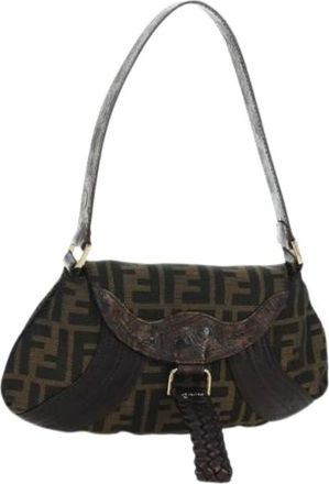 Fendi Pre-owned Shoulder Bags, female, Black, Size: ONE SIZE Pre-owned Vintage Hand Bag