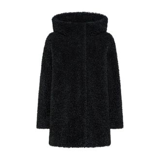 Roberto Ricci Design Rrd, Jassen, Dames, Zwart, S, Polyester, Hooded Faux Fur Jacket