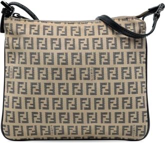 Fendi Pre-owned Cross Body Bags, female, Brown, Size: ONE SIZE Pre-owned Patterned Shoulder Bag