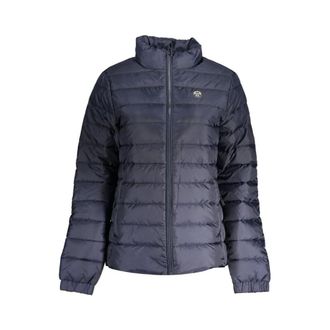 North Sails Jassen, Dames, Blauw, M, Lichtgewicht opvouwbaar pufferjack