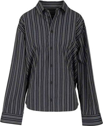 Balenciaga Semi-Fitted Shirt In Cotton Poplin