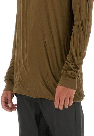 Rick Owens Oversized Cotton T-Shirt - Brown