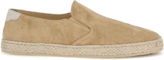 Brunello Cucinelli Su&egrave;de espadrilles - Beige