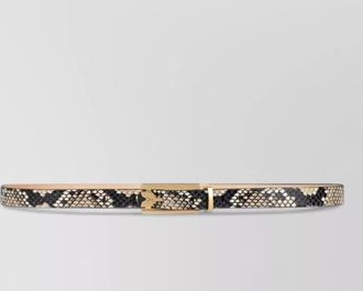 Victoria Beckham calf leather dorian micro belt